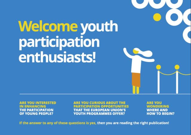 Image with text: Welcome youth participation enthusiasts! | Youth Participation Toolkit | Participation Resource Pool