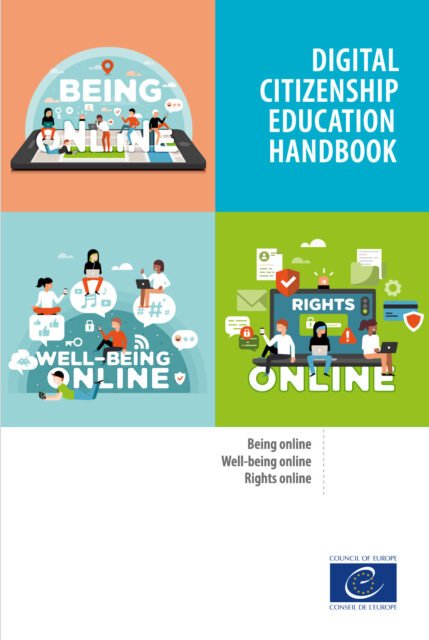 screenshot from cover of Council of Europe Digital Citizen Education Handbook document